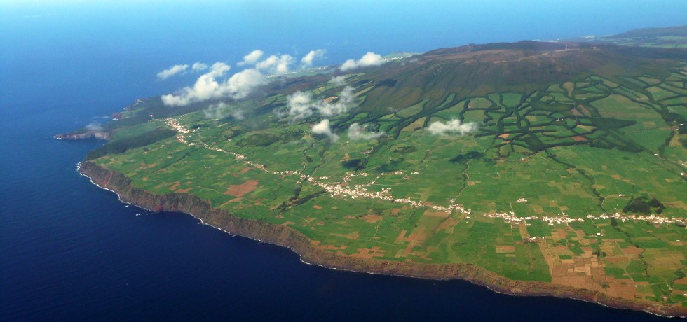 Azoren_Insel Terceira von oben